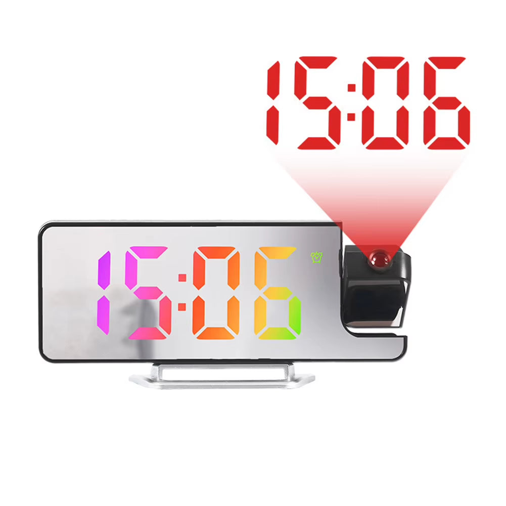 Plastic Display Electronic Clock LED Projection Alarm Clock Electronic Electronic Clock Projection Alarm Clock