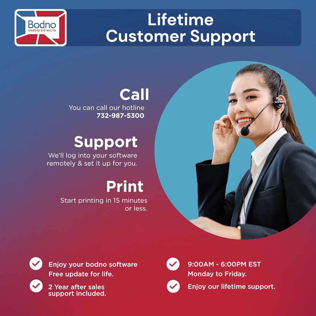 Fargo HDP5000 Dual Sided ID Card Printer & Complete Supplies Package with Bronze Edition Software