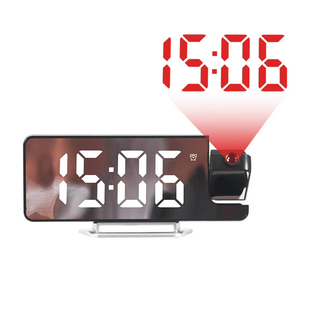 Plastic Display Electronic Clock LED Projection Alarm Clock Electronic Electronic Clock Projection Alarm Clock