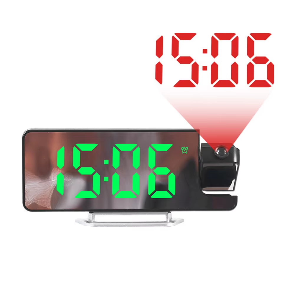 Plastic Display Electronic Clock LED Projection Alarm Clock Electronic Electronic Clock Projection Alarm Clock